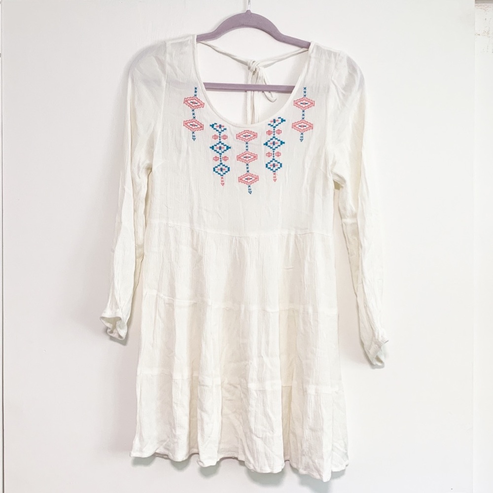 ❌SALE❌ KORI AMERICA White Semi-Sheer Dress M